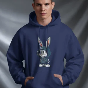 Navy Blue Unisex Hoodie