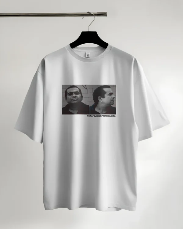 Nellore peddareddy taluka, Oversized and Crew, T Shirt for Men